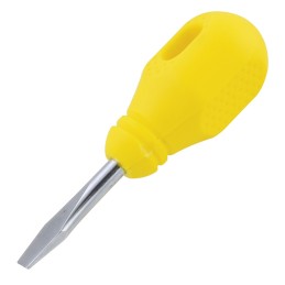 D452 Destornillador con mango amarillo punta plana tipo trompo 1/4" x 1-1/2" Surtek D452 SURTEK