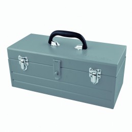 CM24G Caja portaherramientas metálica color gris con charola 23" x 9" x 7" Surtek CM24G SURTEK