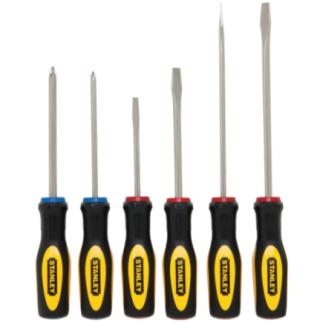 Desarmadores Phillips Y Std 6 Piezas Stanley 60060