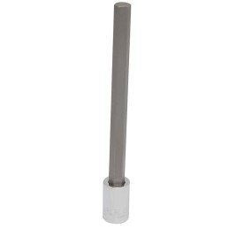 4990-1/4L Dado con punta hexagonal extra larga cuadro de 3/8" 6 puntas en pulgadas 1/4" Urrea 4990-1/4L URREA