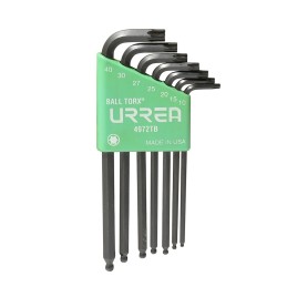 4972TB Juego de llaves hexagonales tipo "L" Torx punta de bola 7 piezas Urrea 4972TB URREA