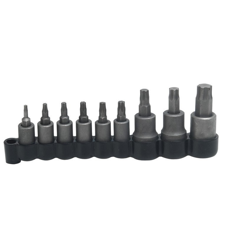 4752T Juego de dados con punta torx cuadro de 1/4" y 3/8" 9 piezas Urrea 4752T URREA