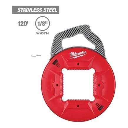 Cinta Pasacables Acero Inox 36m X 1/8 Milwaukee 48224186