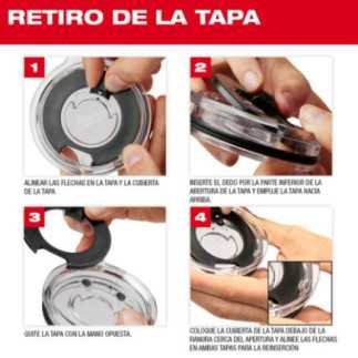 Termo 20 oz PACKOUT Rojo MILWAUKEE 48228392R