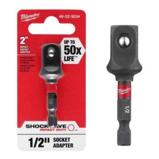 Adaptador de dado hexagonal de 1/4 Milwaukee 48325034