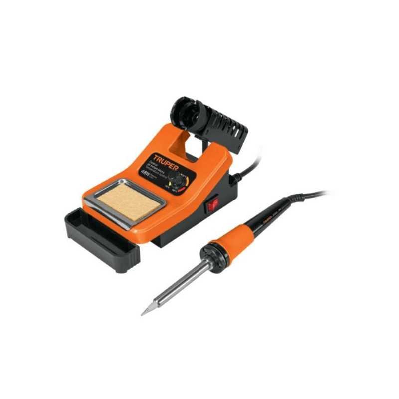 Cautín 48 W Con Estación Para Electrónica TRUPER CAU-48ES