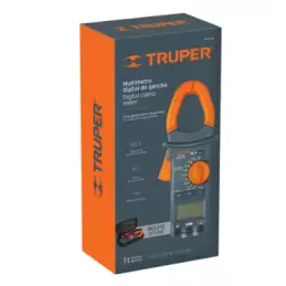 Multímetro para mantenimiento industrial con gancho Truper 10404 TRUP-10404 TRUPER