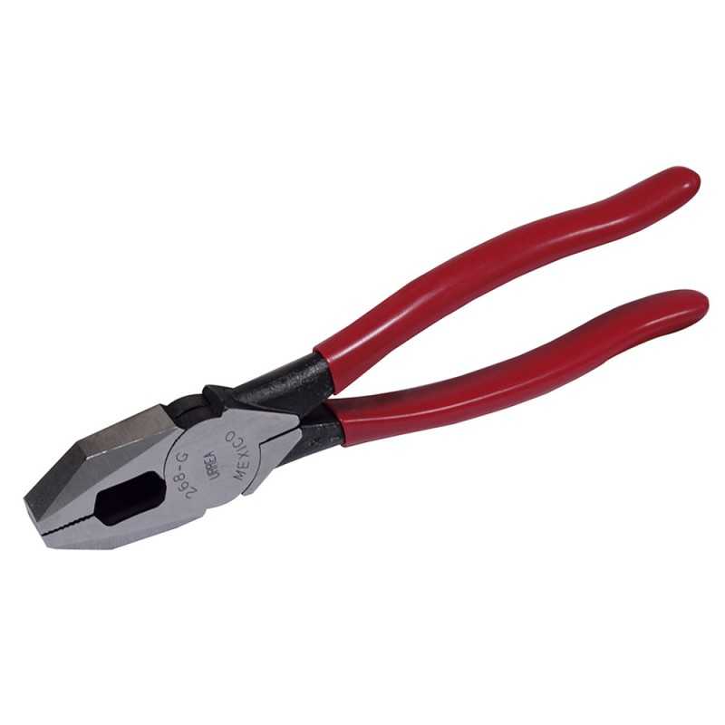 267G Pinza para electricista con mango rubber grip de 7-5/16" corte lateral Urrea 267G URREA