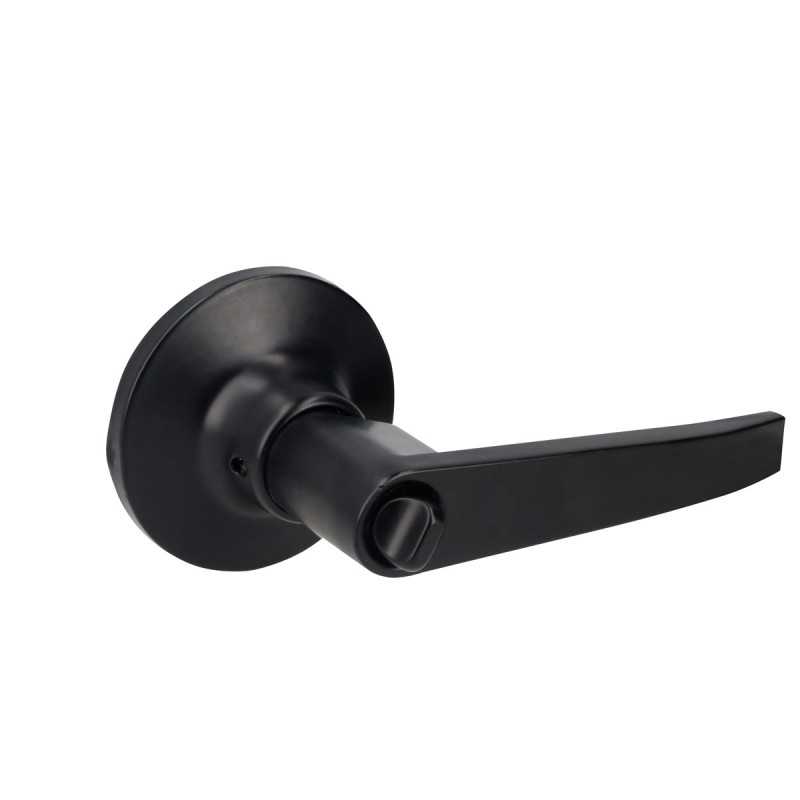 25MA Manija tubular recta función recámara negra llave estándar blíster Lock 25MA LOCK