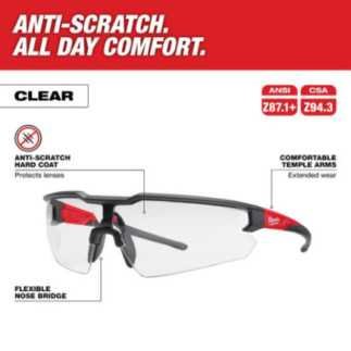 Gafas De Seguridad De Capa Dura Transparente MILWAUKEE AMIL48732010