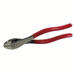 208GM Pinza para electricista con mango rubber grip de 8" corte diagonal alta palanca Urrea 208GM URREA