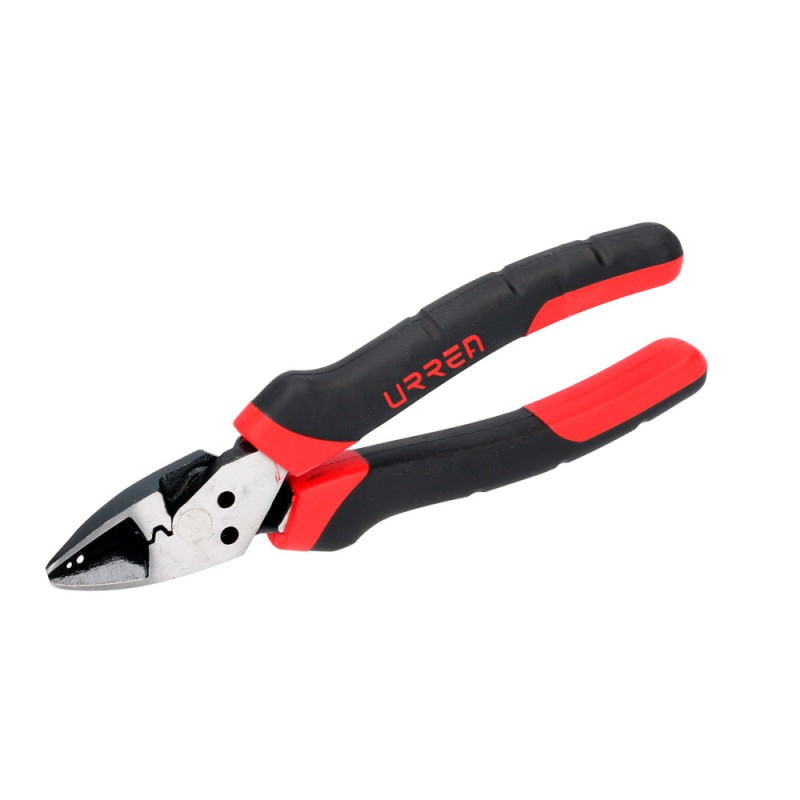 207MP Pinza multipropósitos con mango bimaterial de 7" corte lateral Urrea 207MP URREA