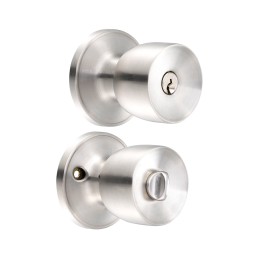 19PO Pomo tubular copa recta función recámara acero inoxidable llave estándar blíster Lock 19PO LOCK