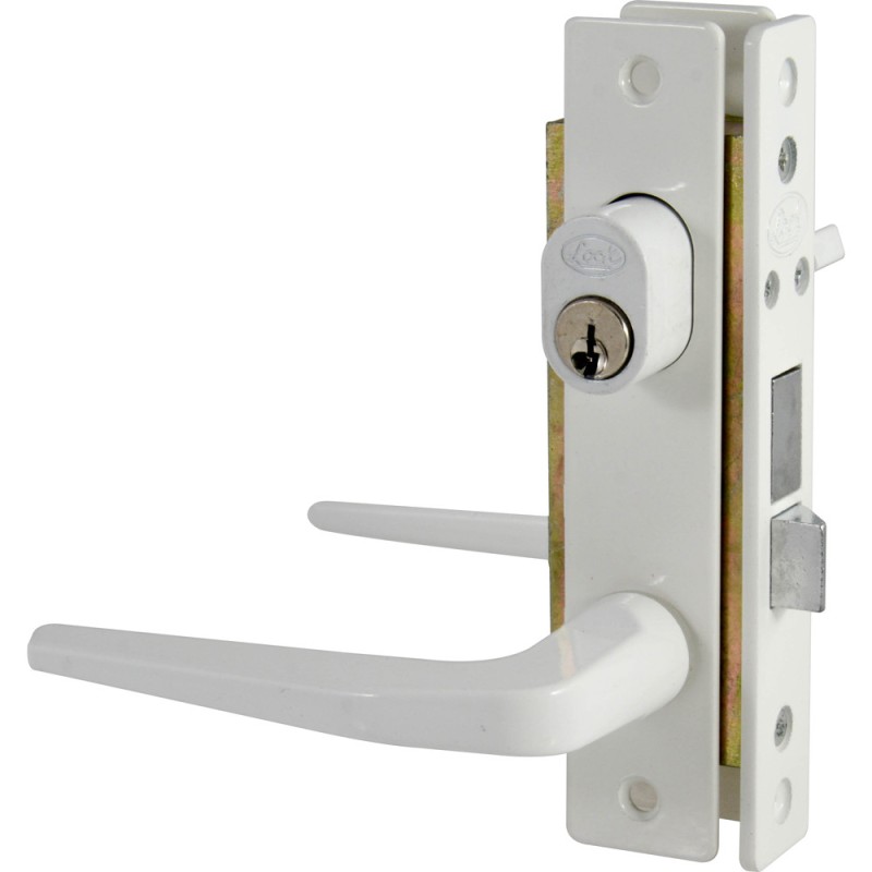 17CL Cerradura clásica para puerta de aluminio función sencilla blanco llave estándar Lock 17CL LOCK