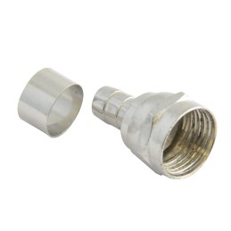 153200 Conector para cable coaxial RG59 tipo campana 4 piezas Surtek 153200 SURTEK