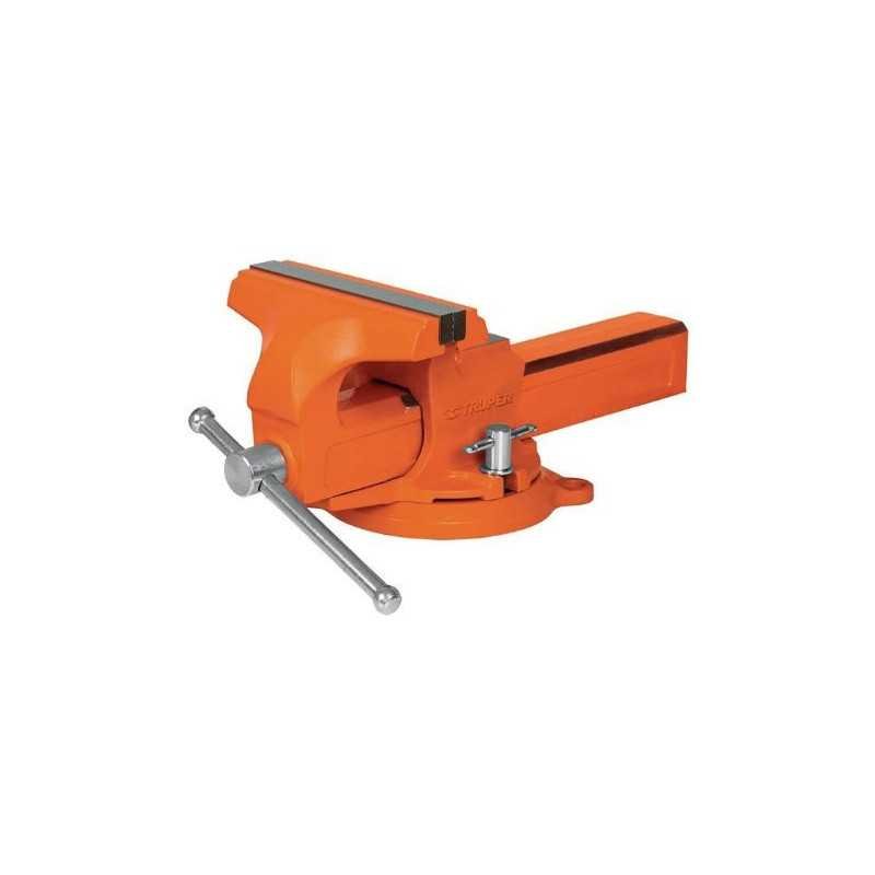 Tornillo de banco 5" tipo europeo de hierro nodular, Truper 100240