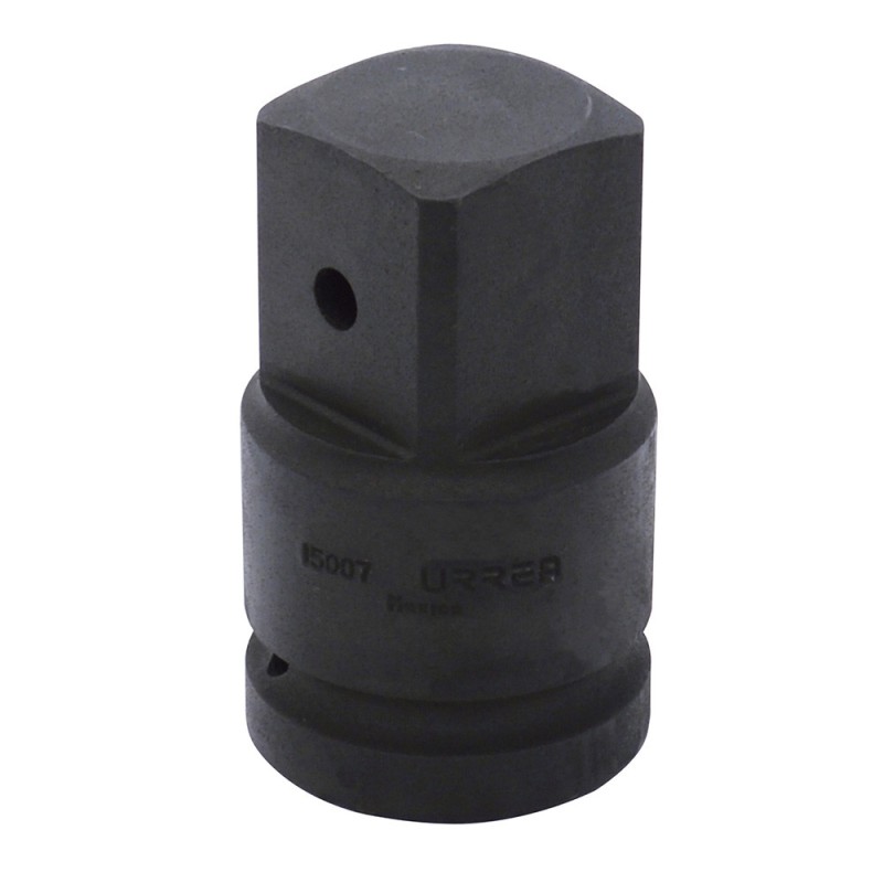 15007 Adaptador con barreno pasado para dado de impacto cuadro de 1" hembra a 1-1/2" macho Urrea 15007 URREA