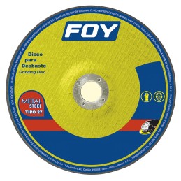 143525 Disco abrasivo tipo 27 para metal 7" x 3 mm Foy 143525 FOY