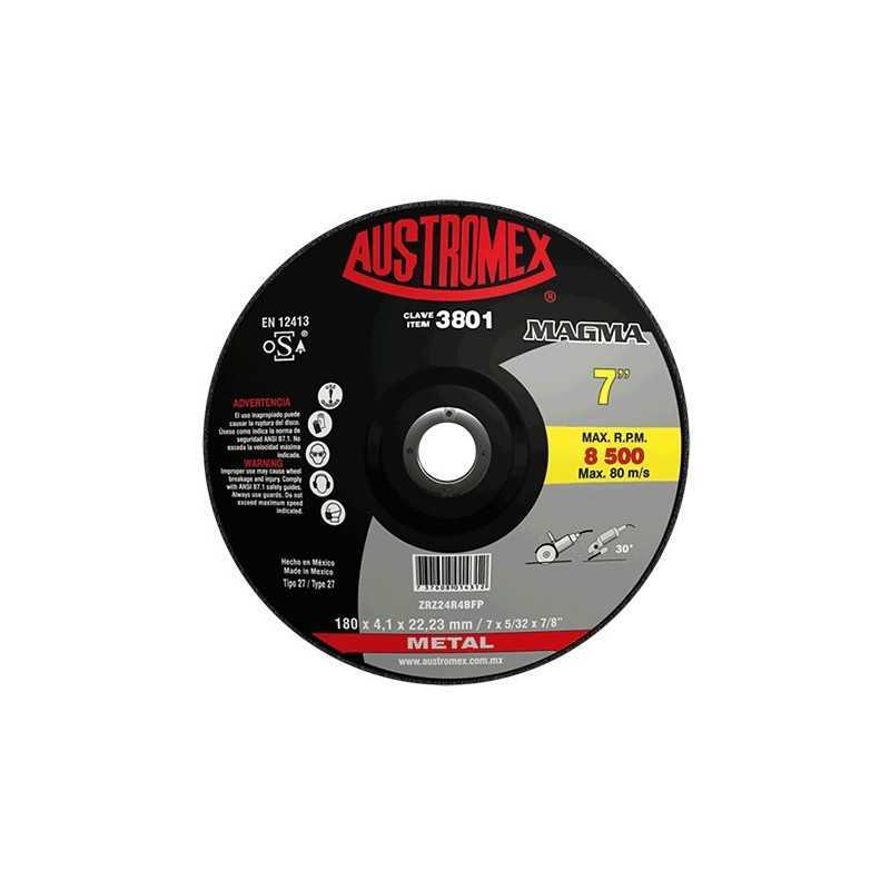 Disco Desbaste Metal 7" Austromex 3801 AUS3801 AUSTROMEX