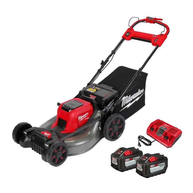 Podadora 21" 3 en 1 18 V FUEL + 2 baterías HD 12.0 Milwaukee 2823-22HD