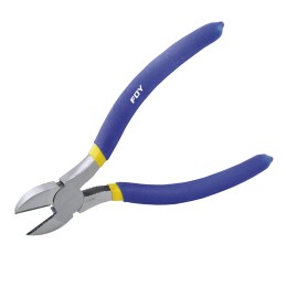 142046 Pinza para electricista con mango con doble plastisol de 6" corte diagonal Foy 142046 FOY