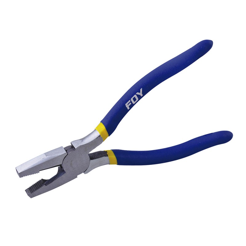 142031 Pinza para electricista con mango con doble plastisol de 7" corte lateral Foy 142031 FOY