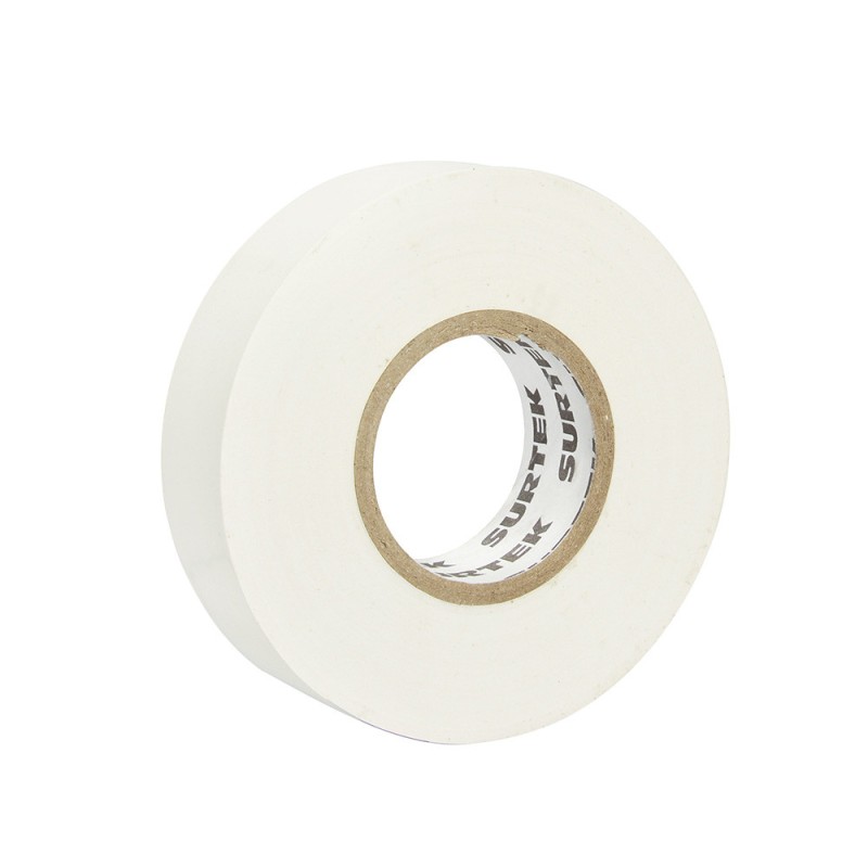 138012 Cinta para aislar blanca 19 mm x 18 m Surtek 138012 SURTEK