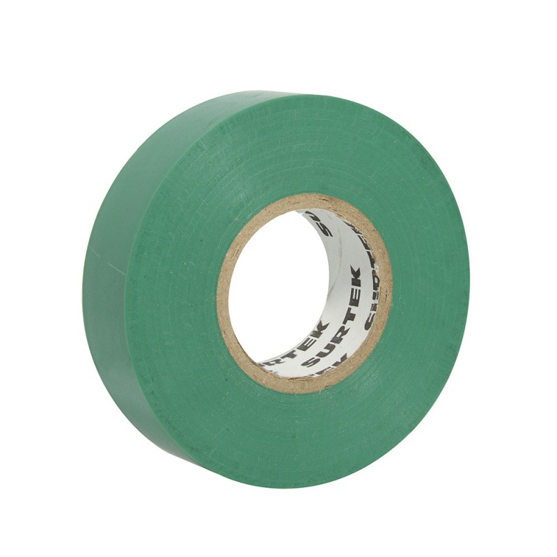 138004 Cinta para aislar verde 19 mm x 18 m Surtek 138004 SURTEK