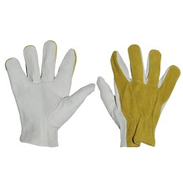 137382 Guantes de piel de borrego y carnaza en dorso unitalla Surtek 137382 SURTEK