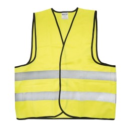 137378 Chaleco de seguridad con cintas reflejantes plateadas amarillo unitalla Surtek 137378 SURTEK