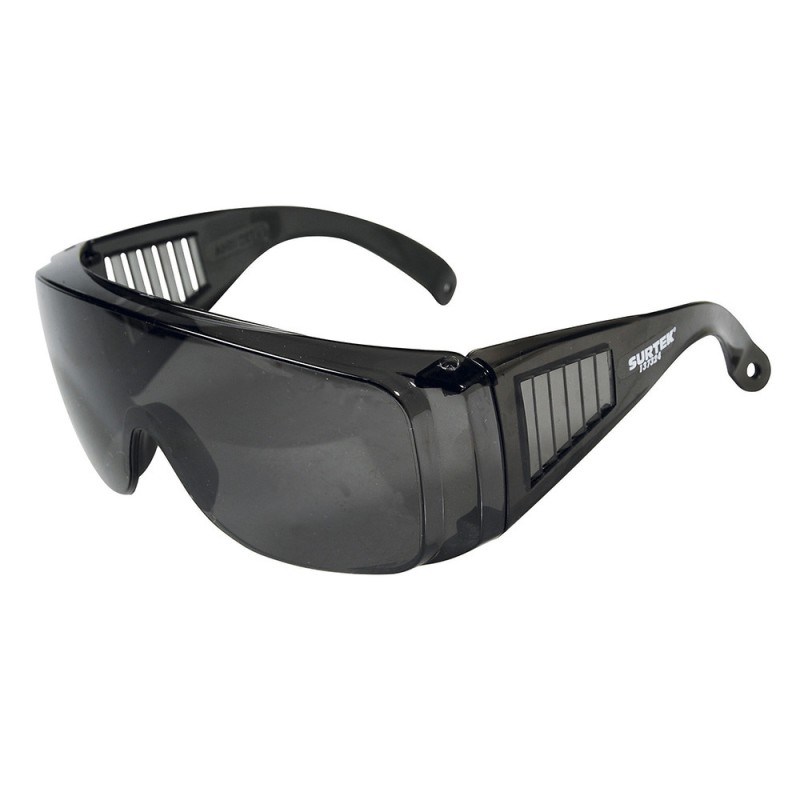 137324 Lentes de seguridad modelo tradicionales oscuros Surtek 137324 SURTEK