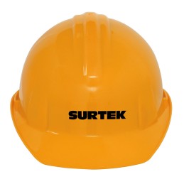 137311 Casco de seguridad con ajuste de intervalos color naranja Surtek 137311 SURTEK