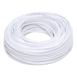 136955 Cable eléctrico POT CCA 2 x 18 100 m color blanco Surtek 136955 SURTEK