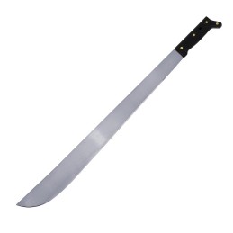 130515 Machete troquelado con mango negro recto 22" Surtek 130515 SURTEK