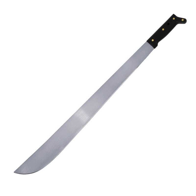 130514 Machete troquelado con mango negro recto 20" Surtek 130514 SURTEK