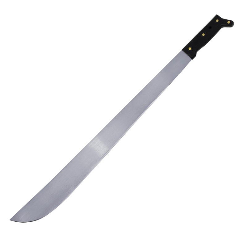 130499 Machete troquelado con mango negro recto 16" Surtek 130499 SURTEK