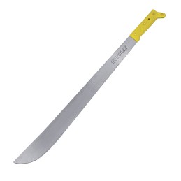 130496 Machete laminado con mango amarillo recto 16" Surtek 130496 SURTEK