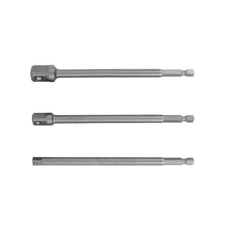 Adaptadores Largos Para Dados Juego De 3 Truper