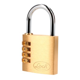 12CA Candado de combinación programable para maleta latón 40 mm Lock 12CA LOCK