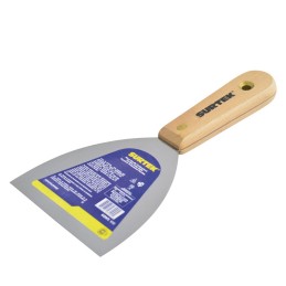 123105 Espátula flexible de acero de alto carbón con mango de madera 5" Surtek 123105 SURTEK