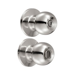 11PO Pomo tubular bola función baño acero inoxidable llave estándar blíster Lock 11PO LOCK