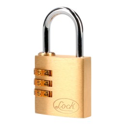 11CA Candado de combinación programable para maleta latón 30 mm Lock 11CA LOCK