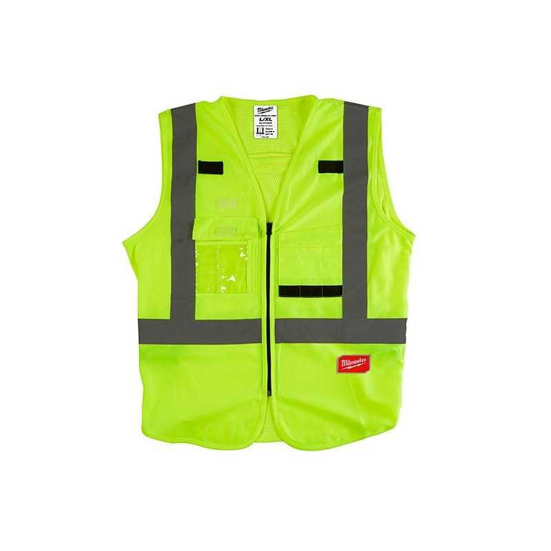 Chaleco De Seguridad Amarillo Ultra Reflejante G/Xg