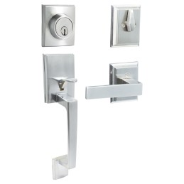 10GA Gatillo rectangular sólido para entrada función sencilla níquel satinado visual Lock 10GA LOCK