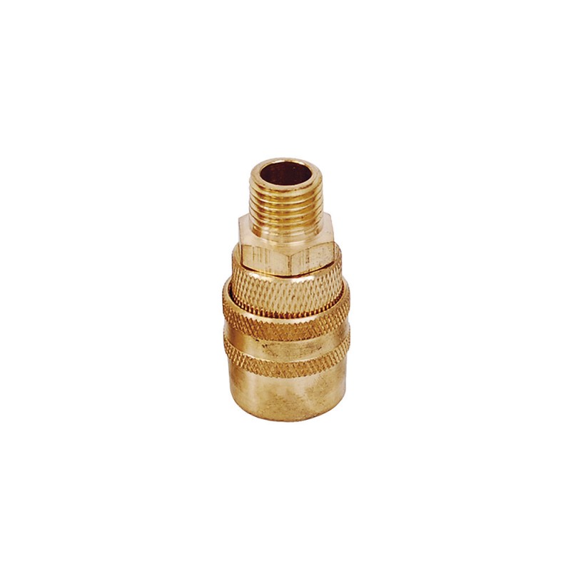 108124 Cople de bronce de conexión rápida 1/4" NPT macho Surtek 108124 SURTEK