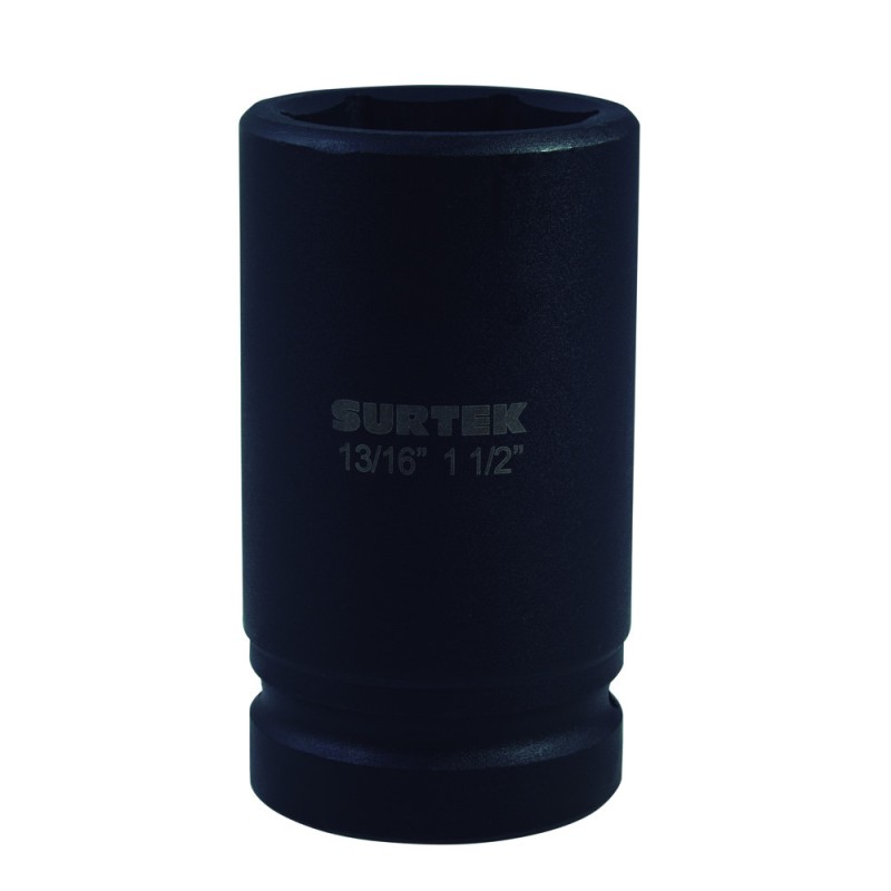 107283 Dado de impacto pulgadas doble apertura cuadro para capuchón 13/16" 1-1/2" Surtek 107283 SURTEK