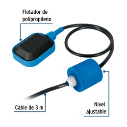 Flotador eléctrico con cable de 3 m, Foset 49347 FOS-49347 FOSET