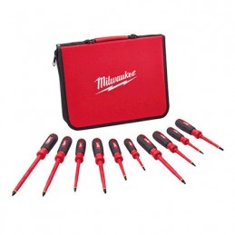 Desarmadores Insulados 1,000 V estuche 10 piezas MILWAUKEE 48222210 AMIL48222210 MILWAUKEE ACCESORIOS