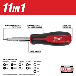 Desarmador Multipunta 11 en 1 MILWAUKEE 48222761