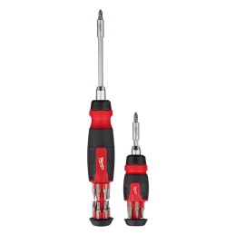 Desarmadores Multipunta Matraca 14 en 1 y 8 en 1 2 piezas MILWAUKEE 48222905